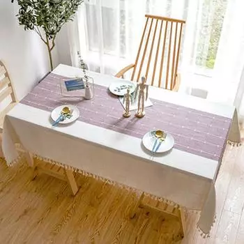 Скатерть с кисточками Tapete Rectangular Tablecloth For Table Nappe De Table Table Cover Tafelkleed Mantel Mesas 110cm x 110cm