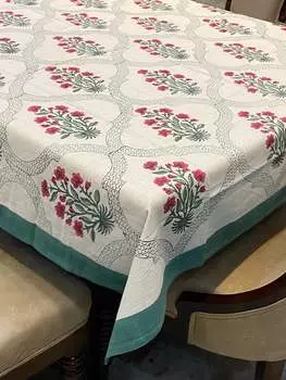 Скатерть с принтом, 4-местная (60*60 дюймов)