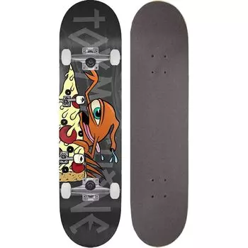 Скейтборд TOY MACHINE Complete PIZZA SECT BLACK x Brand Скейтборд (Готовый продукт) (8.0 31.8) [Подлинный продукт] чёрный
