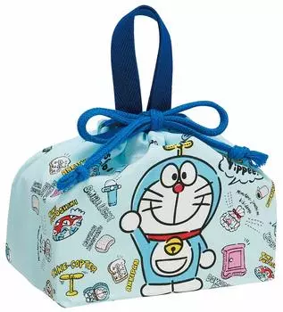 Скейтер Ланч-бокс Сумка-мешок на шнурке Дораэмон Мягкая игрушка Sanrio Сделано в Японии Детский KB7-A