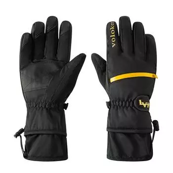 Ski Gloves for Women Touch Screen Winter Windproof Cold Waterproof Plus Fleece Thickened Warm Men s Motorcycle Riding Gloves adult average size