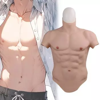 Skin Art Muscle Suit 6th Generation Косплей Поддельные Мышцы Силиконовый Костюм Маскировка Силиконовые Мышцы Косплей Мускулистый Человек Косплей Мускулистый Костюм Костюм Мачо S