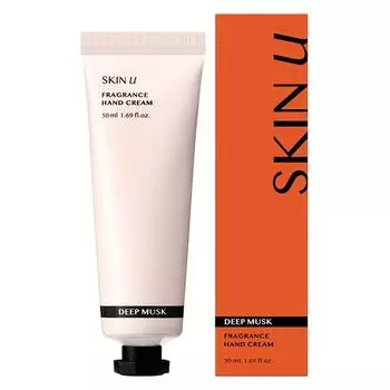 Skin U Deep Musk Парфюмированный крем для рук с сильным увлажняющим эффектом Мускус, 50 г, 1 шт.