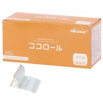 skinix Coco Roll повязка для снятия давления на катетер, 19 мм x 100 листов, стерилизованная, 24 мм, YB-271924S белый