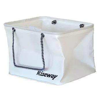 Складная сумка для рыбалки Riseway Rock Fishing 30 см, белая UEV-044 (Без крышки) белый