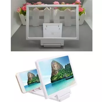 Складной 3D HD экран мобильного телефона видеоусилитель увеличительное стекло держатель мобильного телефона None чёрный