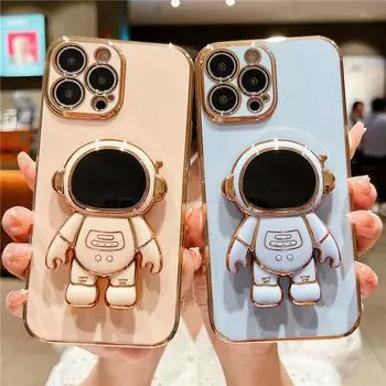 Складной чехол-держатель с астронавтом для Iphone 14 13 11 12 Pro Max Xs Max Xr 13pro 14plus 14 противоударный мягкий чехол For iPhone XS