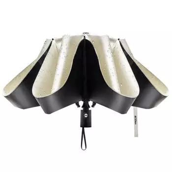 Складной зонт ACEIKEN UV Light 210 г, складной зонт от дождя и воды, автоматический цвет Anzu [Обратный дизайн, легкий], зонт, защита, 100% блокировка,