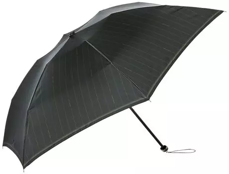 Складной зонт Mila Schon Twill Print Stripe Umbrella Складной зонт с темно-зелеными спицами 55 см [Moonbat] Мужской Мужской Мужской Длина прибл. темно-зеленого