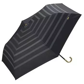Складной зонт World Party Parasol, черный, 50 см, женский зонт с сумкой, затемняющая лента, мини (ВПК.) 801-203БК