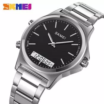 SKMEI 3 Time Back Light Display Digital Chrono Спортивные часы Мужские водонепроницаемые наручные часы с сигнализацией Часы