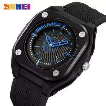 Skmei Бизнес Orologi Движение кварцевые часы модные спортивные часы для мужчин водонепроницаемые наручные часы будильник часы мужские белый