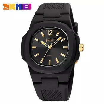 skmei moment beauty мужские часы спортивные студенческие часы наручные водонепроницаемые кварцевые часы чёрный