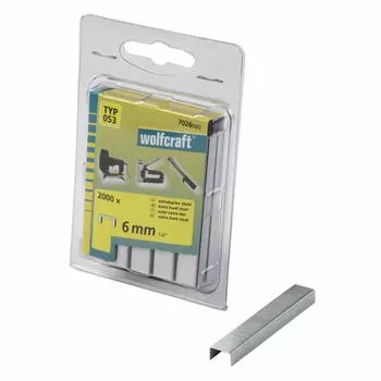Скобы Wolfcraft 7026000 № 053 2000 шт.