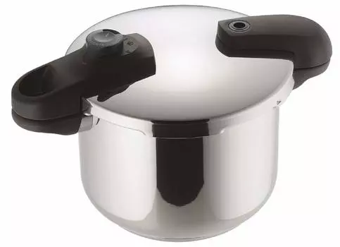 Скороварка Pearl Metal с двумя ручками, 3-слойным дном, переключаемая, быстрая, экономичная, 4,5 л HB-5135