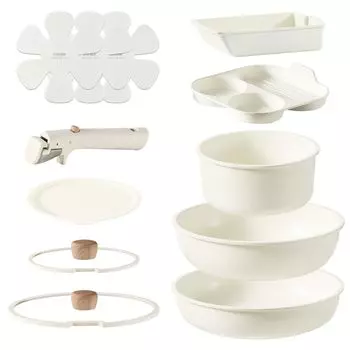 Сковорода CAROTE 11 IH Gas Fire PFOS Tamagoyaki Pot Removable Marble Легко помещается в духовку Один год Wood Grain Grain Series Set, Pieces, Compliant,