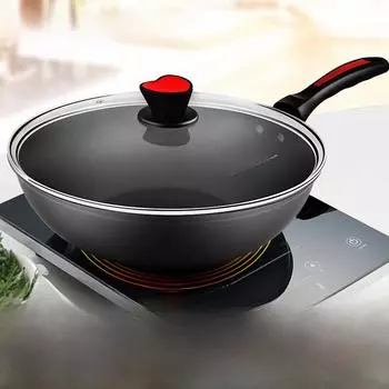 Сковорода Cooking King 32 см с антипригарным покрытием и бездымным покрытием для газовых и индукционных плит 32cm