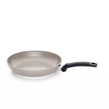 Сковорода Fissler 28 см Cerataru Classic, совместимая с газом, без PFAS, PTFE, долговечное керамическое покрытие, подарок, сделано в Германии. Сковорода, которая серый