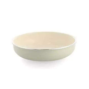 Сковорода GREENPAN, 20 см, штучная, газ IH, без вредных веществ, без ПФАС, керамическое покрытие [Click Chef], пятна легко удаляются, кремово-белый