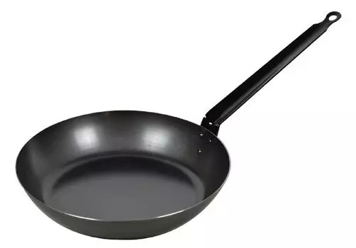 Сковорода Pearl Metal Iron 28 см IH-совместимая Iron Craftsman Сделано в Японии, черная HB-1522 чёрный