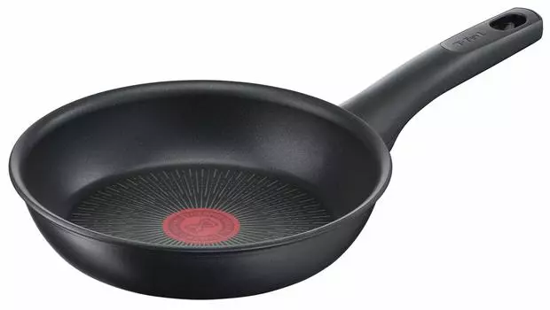 Сковорода Tefal 20 см IH Gas Fire Не содержит вредных веществ, таких как и твердый титан Неограниченная жарка Черный G26502 Совместимость, PFOA, антипригарное покрытие чёрный
