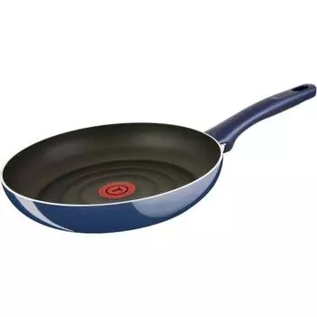 Сковорода Tefal 25 см только для газовой плиты Granblue Premier Frying Pan Titanium Premier 5 Layer Coating D55105 с ручкой T-fal [не совместима с IH]