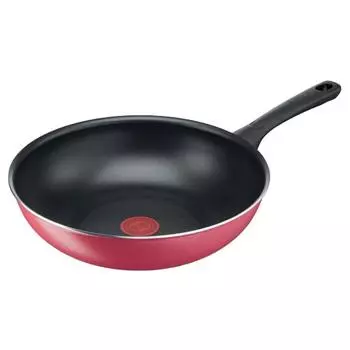 Сковорода Tefal Everyday Tasty Titanium с антипригарным покрытием (28см) Можно мыть в посудомоечной машине в духовке без PFOA Red