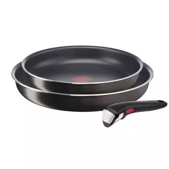 Сковорода TEFAL Ingenio XL Force с антипригарным покрытием, 3 шт., можно мыть в посудомоечной машине, использовать в духовке, без ПФОК
