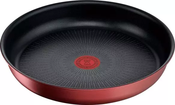 Сковорода Tefal со съемным IH, совместимая с газом, без вредных веществ, таких как Neo IH Rouge Unlimited Frying Red L38306 Ручка, 28 см, Огонь,