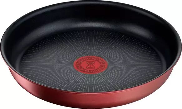 Сковорода Tefal со съемным IH, совместимая с газом, без вредных веществ, таких как Neo IH Rouge Unlimited Frying Red L38303 Ручка, 22 см, Огонь,