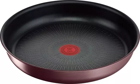 Сковорода Tefal T-fal L38506, съемная ручка, 11,0 дюймов (28 см), Антипригарное покрытие, знак уведомления для правильной температуры IH Gas Fire, Ingenio Neo IH M