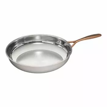 Сковорода Zwilling Henckels Japan Sera Rose Gold из нержавеющей стали с 3-слойным дном. Совместима с IH. Можно мыть в посудомоечной машине. Гарантия 10 лет. Японский розового золота