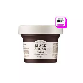Скраб-эссенциалист SKINFOOD Black Sugar Perfect Essential Scrub 2X, 210 г, 1 шт.