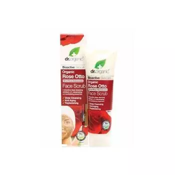 Скраб для лица Dr Organic Rose Otto 125мл
