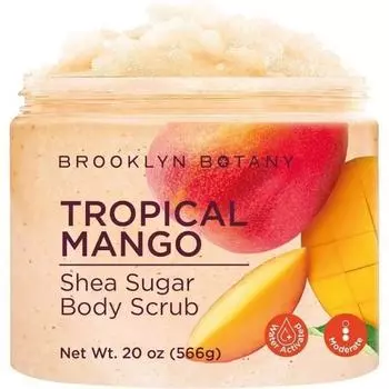 Скраб для тела Brooklyn Botany Tropical Mango Shea Sugar Scrub для тела 20 унций – 1,25