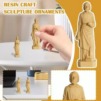 Скульптура из смолы Статуэтка для украшения дома Счастье Подарок на праздник One Size