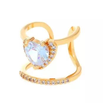Skull Heart Nail Ring Open Butterfly Nail Art Ring Trendy Eyes Manicure Ring Girls Gold-K
