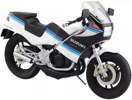Skynet Completed Bike Suzuki Blue x White 1/12 RG250