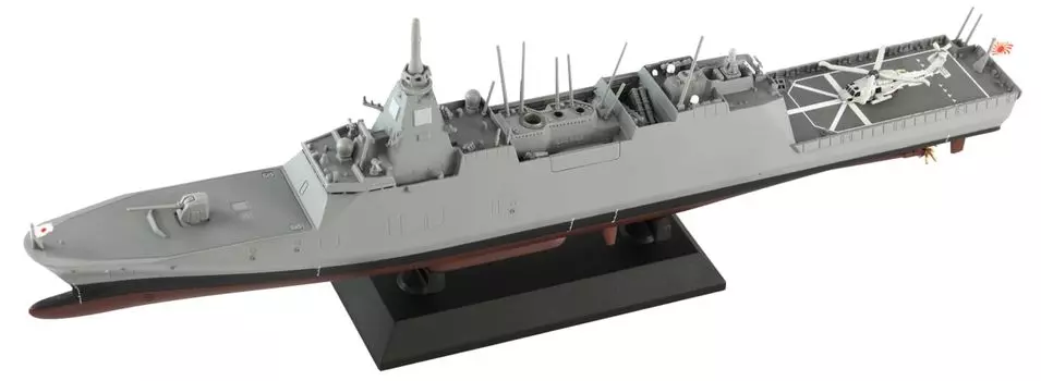 Skywave Series Maritime Force Destroyer Mogami with Ship Name Plate Etched Parts Plastic Model J100NH PIT-ROAD 1/700 Self-Defense FFM-1 Flag,
