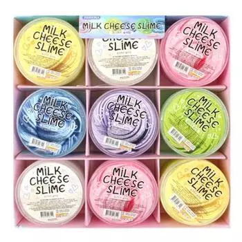 Слайм Milk Cheese 2000 9р, 1 штука, Корейские игрушки