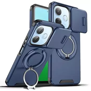 Sliding Camera Protects Phone Case for OPPO A5 Pro A3x A3 A40 A60 OPPO Reno 13F Reno 13 Pro reno13 Metal Bracket Rugged Cover Oppo A3x