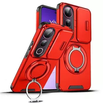 Sliding Camera Protects Phone Case for VIVO V50 Lite V40 Lite vivo v40 Pro VIVOV S19 Pro Metal Bracket Rugged Cover vivo V40 Lite