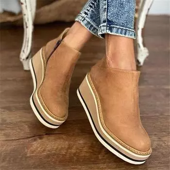 Slope Order Shoes Осенние и зимние ультра короткие ботинки 35 чёрный