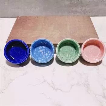 Small Animals Feeding Gerbil Chewing Ceramic Pet Supplies Food Dish Water Drinker Hamster Bowl королевский синий