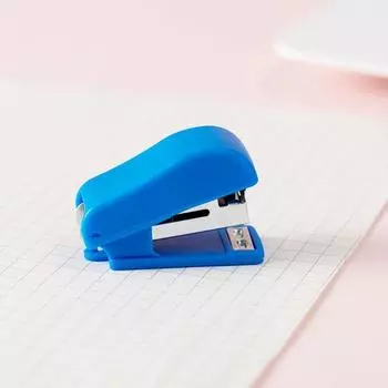 Small Bookbinding Machine Effortless Paper Stapling Tools Labor-Saving Stapler Set School Supplies Random