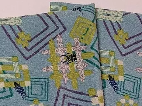 Small insect pattern furoshiki (blue)
