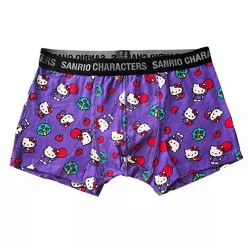 Small Planet Hello Kitty Sanrio Apple Boxer Briefs for Size XL Men,