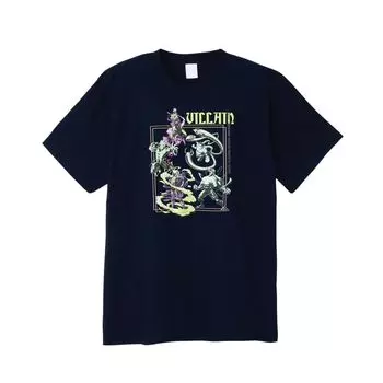 Small Planet Marvel 50 Design L Size Navy T-Shirt 19/Spider-Man/Villain