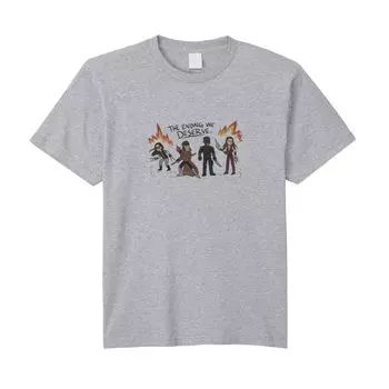 Small Planet Marvel Short Sleeve 4 Size Heather Gray Deadpool & Wolverine T-Shirt, People, M,