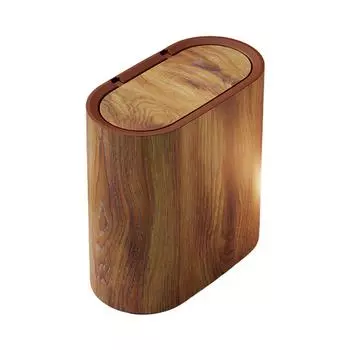 Small Small Garbage Can Lidded Bathroom Trash Can Odor Proof Waste Bin For Kitchen Bedroom Dorm Indoor Space C